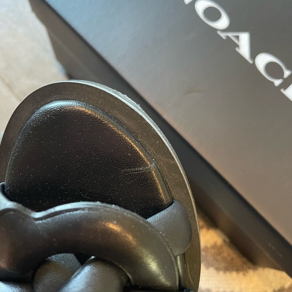 COACH GEORGIE leather sandal - Picture 6 of 8